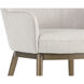 Franklin Beige Linen Dining Armchair